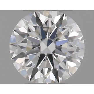 0.22 Carat Round E VVS1 EX GIA Natural Diamond