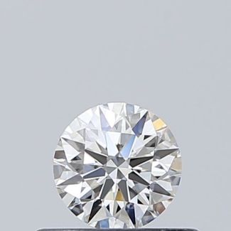 0.34 Carat Round H VVS1 EX GIA Natural Diamond