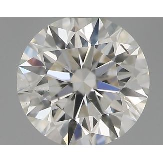 0.30 Carat Round G SI2 EX IGI Natural Diamond