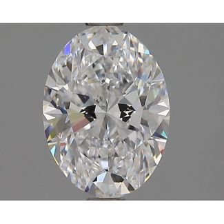 1.52 Carat Oval D SI1 - EX VG GIA Natural Diamond