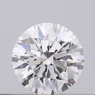 0.23 Carat Round D VVS1 EX GIA Natural Diamond