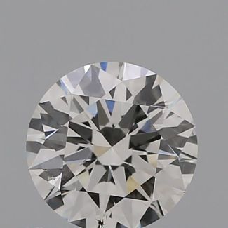 0.36 Carat Round H SI1 EX GIA Natural Diamond