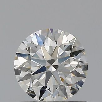 0.6 Carat Round H VS1 EX IGI Natural Diamond