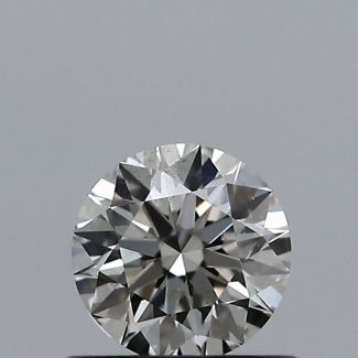 0.50 Carat Round I SI1 EX GIA Natural Diamond