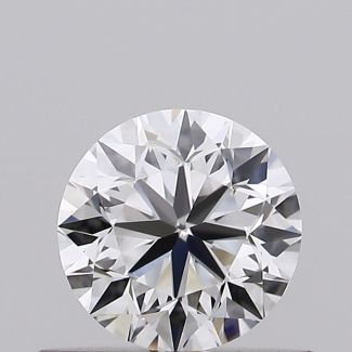 0.45 Carat Round E VVS1 VG EX GIA Natural Diamond