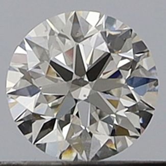 0.35 Carat Round G VS2 EX GIA Natural Diamond