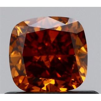 0.63 Carat Cushion Modified Fancy Deep Brown SI1 - VG GIA Natural Diamond