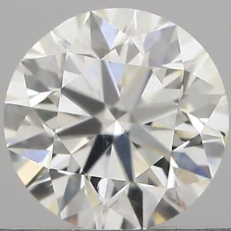 0.51 Carat Round H SI1 VG EX IGI Natural Diamond