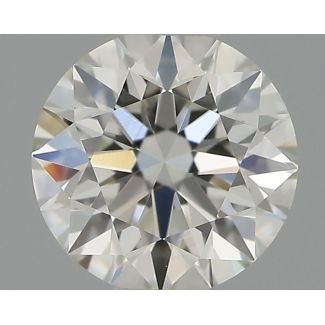 0.41 Carat Round G VVS2 EX IGI Natural Diamond