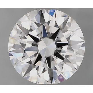 1.00 Carat Round E SI1 EX GIA Natural Diamond