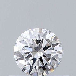 0.3 Carat Round D VVS2 EX VG GIA Natural Diamond