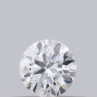 0.21 Carat Round D VVS1 EX GIA Natural Diamond