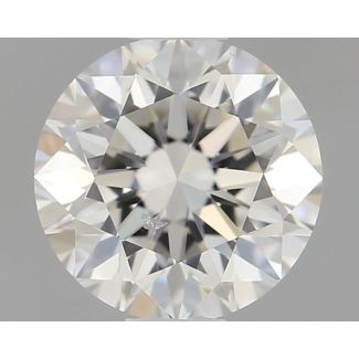 0.51 Carat Round H SI1 VG EX IGI Natural Diamond