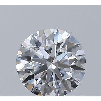 0.5 Carat Round D VVS2 EX GIA Natural Diamond