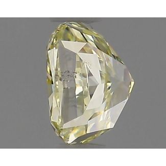 0.72 Carat Cushion Brilliant Light Yellow SI1 - GD GIA Natural Diamond