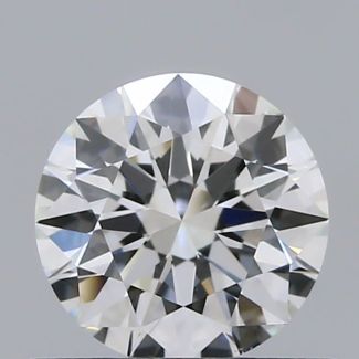 0.52 Carat Round D VS1 EX VG GIA Natural Diamond