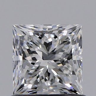 0.80 Carat Princess E VS1 - VG GIA Natural Diamond