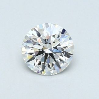 0.51 Carat Round E VS2 EX GIA Natural Diamond