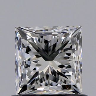 0.70 Carat Princess F VS1 - VG GIA Natural Diamond