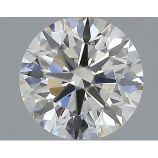 0.37 Carat Round D VS2 EX GIA Natural Diamond