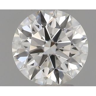 0.31 Carat Round H VVS2 EX IGI Natural Diamond