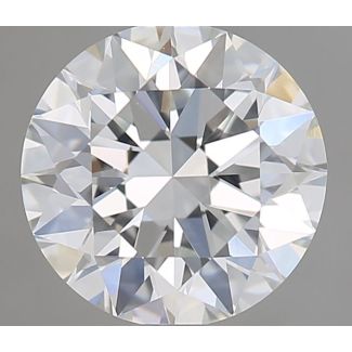 1.4 Carat Round D VVS2 EX GIA Natural Diamond