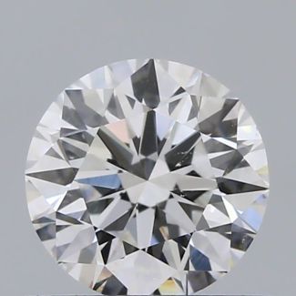 0.56 Carat Round E VS2 EX GIA Natural Diamond