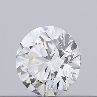 0.18 Carat Round D VS2 EX GIA Natural Diamond