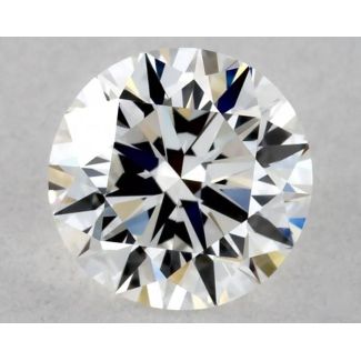 0.35 Carat Round E VVS2 EX VG GIA Natural Diamond