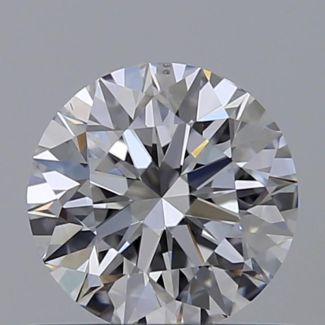 0.6 Carat Round D VS2 EX GIA Natural Diamond