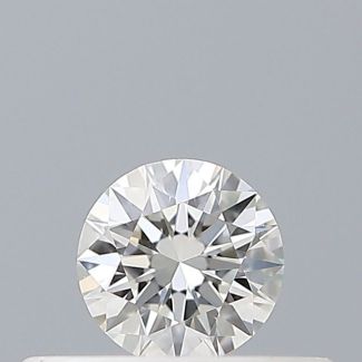 0.18 Carat Round G VVS1 EX VG GIA Natural Diamond