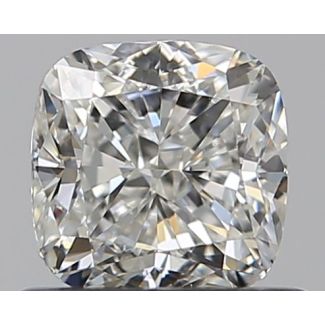 0.7 Carat Cushion Brilliant H VVS1 - EX VG GIA Natural Diamond