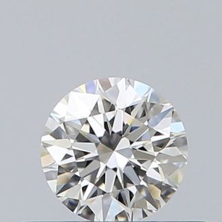 0.31 Carat Round H VVS2 EX GIA Natural Diamond