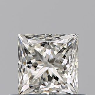 0.51 Carat Princess J VVS1 - VG GIA Natural Diamond