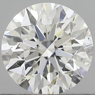 0.72 Carat Round F SI1 EX GIA Natural Diamond