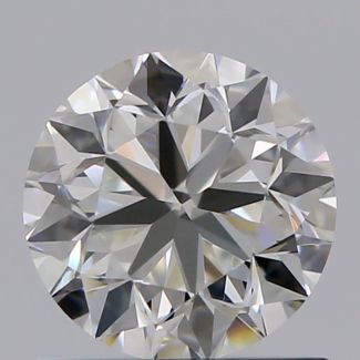 0.81 Carat Round F VVS1 VG EX GIA Natural Diamond