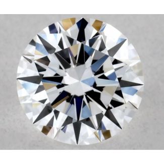 0.34 Carat Round D VVS2 EX GIA Natural Diamond