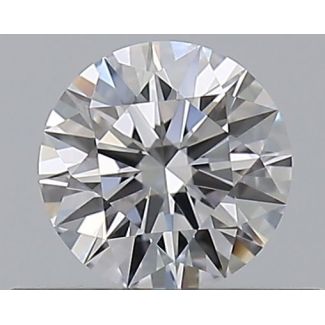 0.38 Carat Round D VVS1 EX GIA Natural Diamond