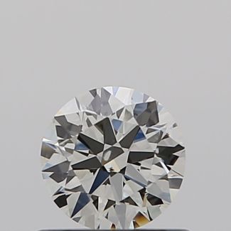 0.50 Carat Round J SI2 EX GIA Natural Diamond