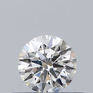 0.31 Carat Round I SI1 EX GIA Natural Diamond