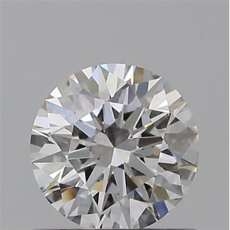 0.55 Carat Round F VVS2 EX GIA Natural Diamond