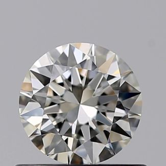 0.50 Carat Round J IF EX GIA Natural Diamond