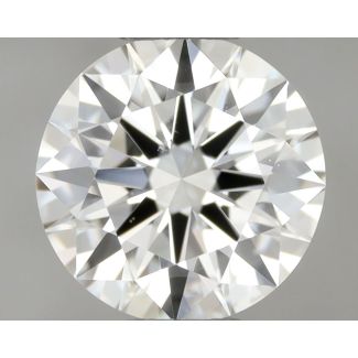 0.5 Carat Round H SI1 EX GIA Natural Diamond