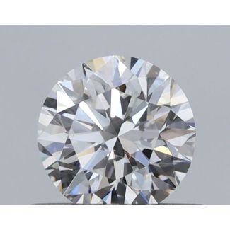 0.52 Carat Round F VS1 EX GIA Natural Diamond