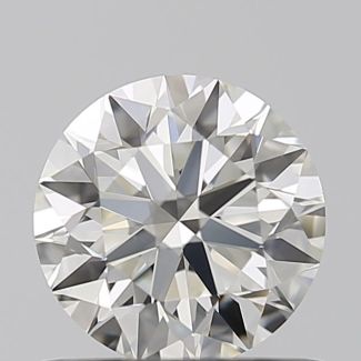 0.6 Carat Round I VVS2 EX GIA Natural Diamond