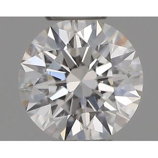 0.23 Carat Round E VVS2 EX GIA Natural Diamond