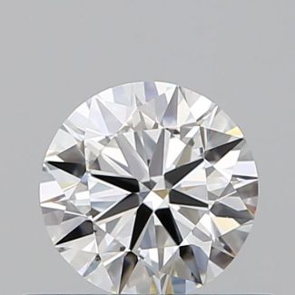 0.5 Carat Round E VVS2 VG EX GIA Natural Diamond