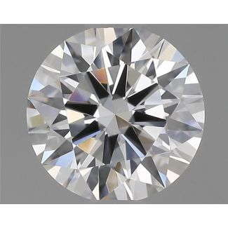 0.51 Carat Round F IF EX GIA Natural Diamond