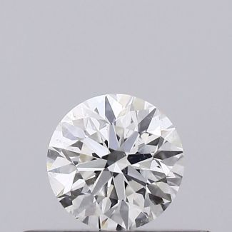 0.26 Carat Round F SI2 EX VG GIA Natural Diamond