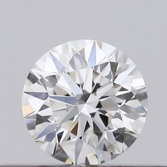 0.23 Carat Round G VVS1 EX GIA Natural Diamond